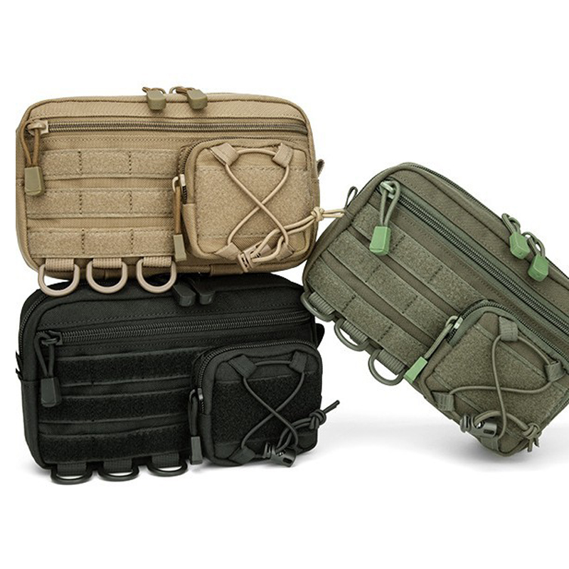 Edc Carry Belt Pouch - Taktyczna pochwa Molle pozioma z kieszenią