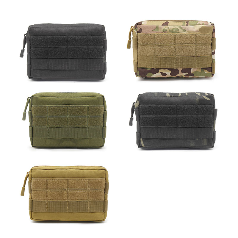 Edc Carry Belt Pouch - Taktyczna torba biodrowa Molle 600D, wodoodporna,