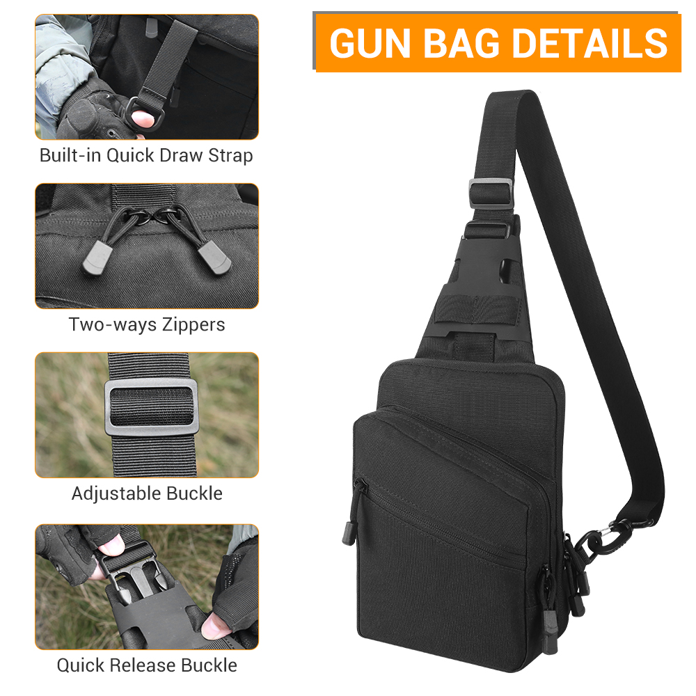 Torba na pistolet z szybkim do – Edc Carry Bag For Pistol recenzja i cena