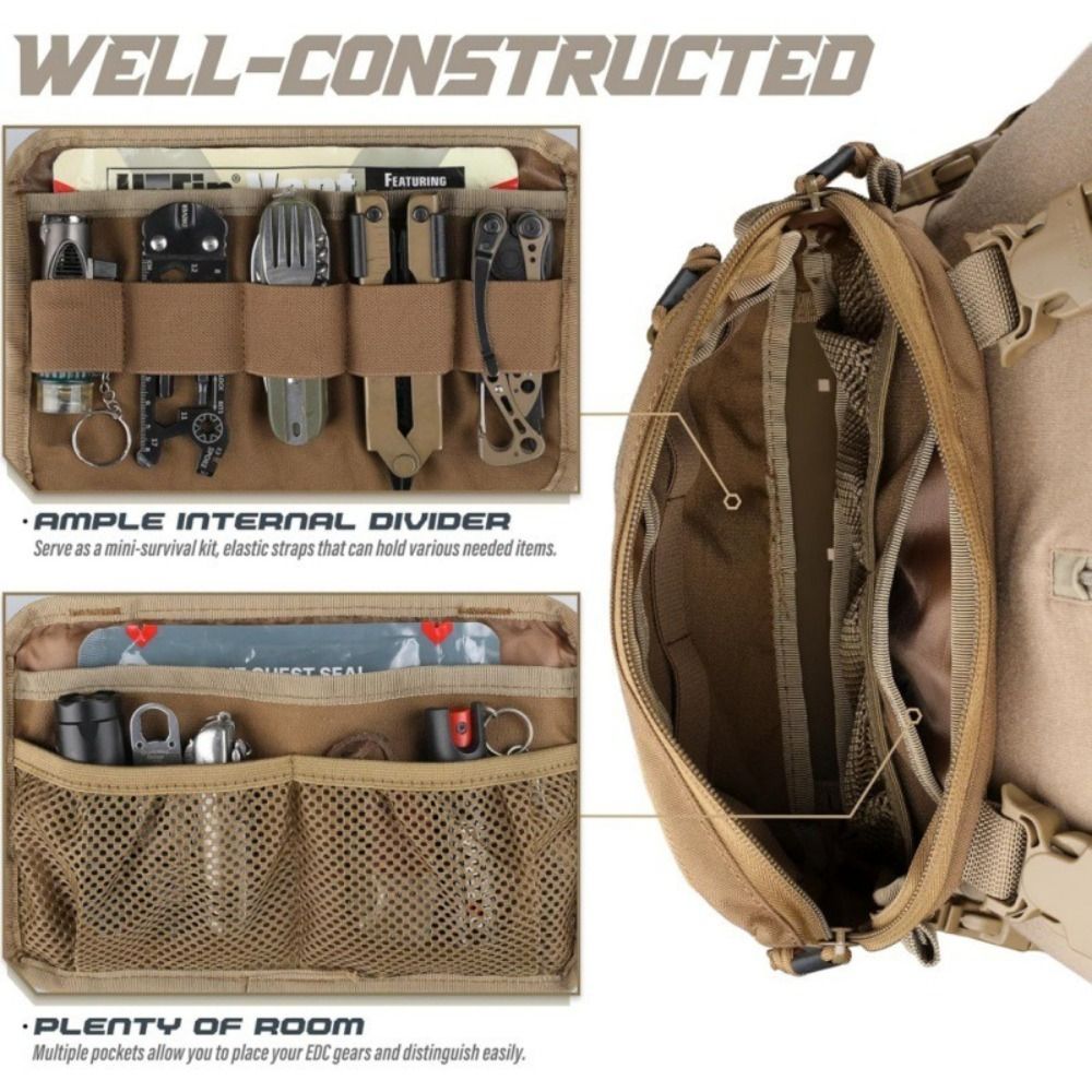 Modna męska torba na klatkę pi – Edc Carry Pack recenzja i cena
