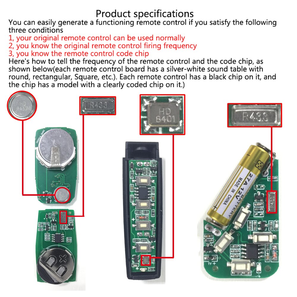433MHZ kopiuj pilot Auto 4 kan – Bottle Opener Keyring recenzja i cena