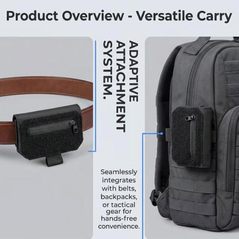 Kompaktowa saszetka na pasek,  – Edc Carry Belt Pouch recenzja i cena